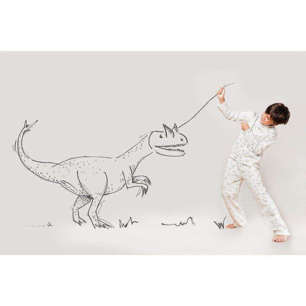 Pyjama / Dinosaurus lange mouw