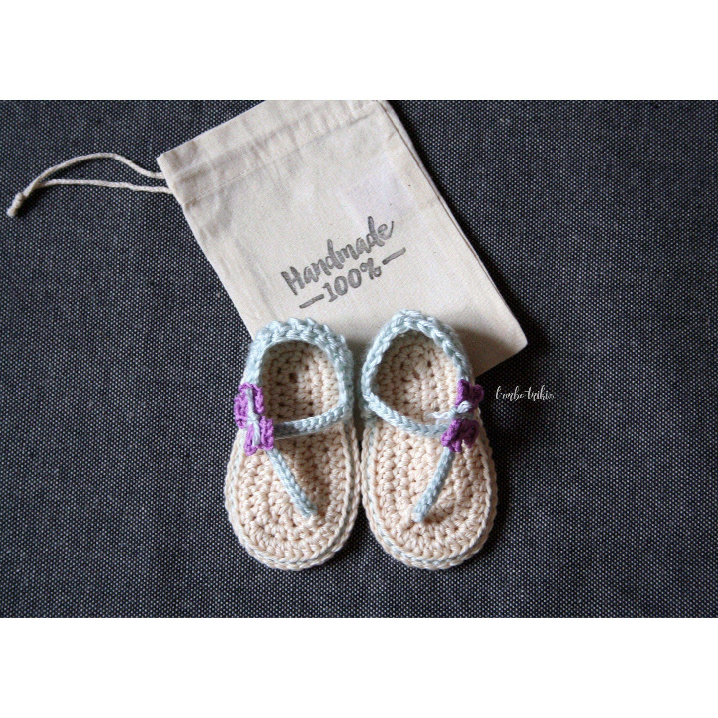 Babyschoen / Gehaakte sandaal