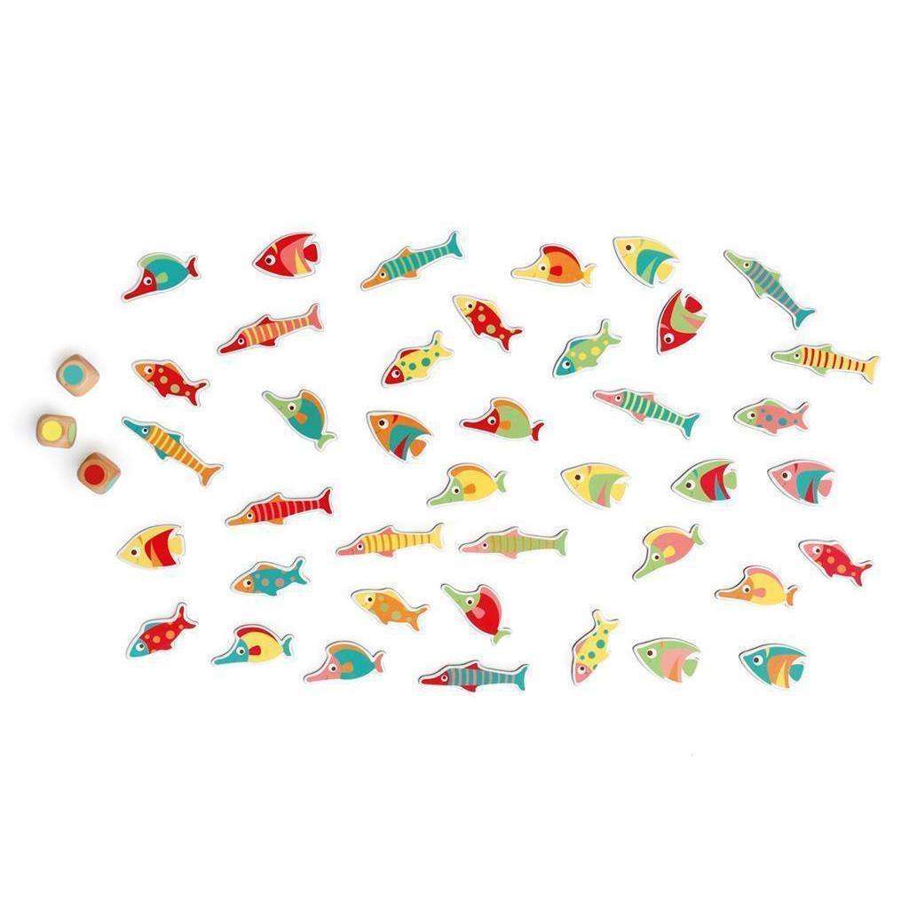 Kleuren gezelschapsspel / Find a fish