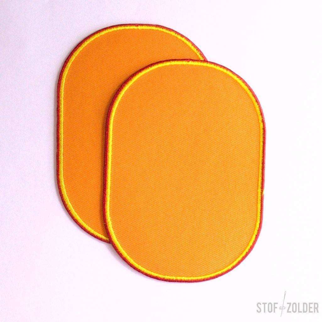 Kniepatch / Oranje / Medium (8x11 cm)