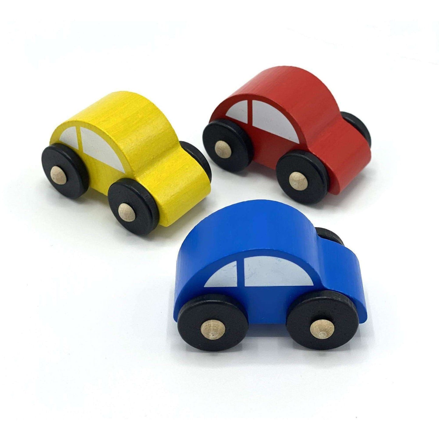 Mini speelmat met 3 autootjes / Zwart en wit