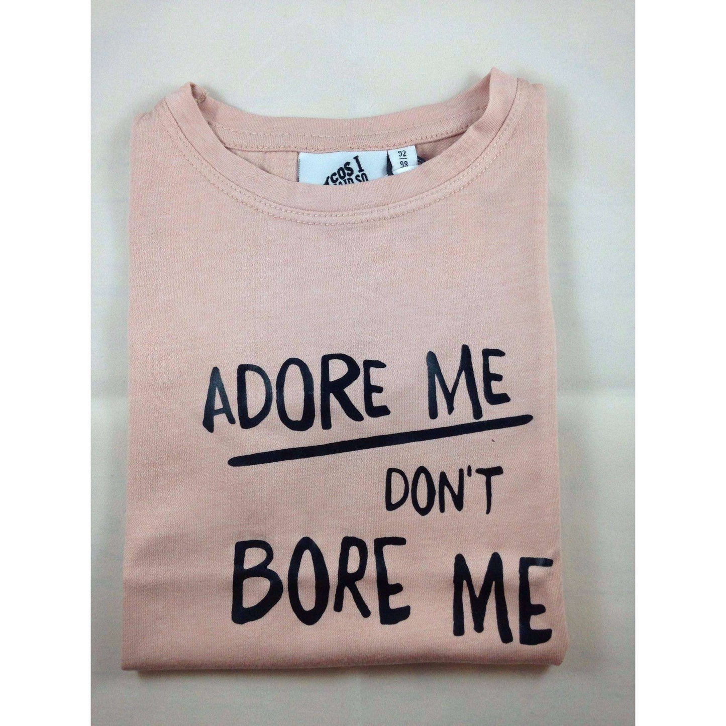 T-shirt / Adore Me / Roos / maat 68
