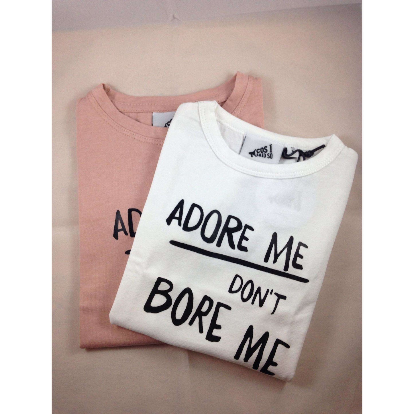 T-shirt / Adore Me / Roos / maat 68