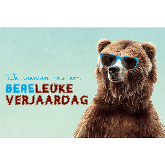 Wenskaart / Verjaardag / Bereleuke